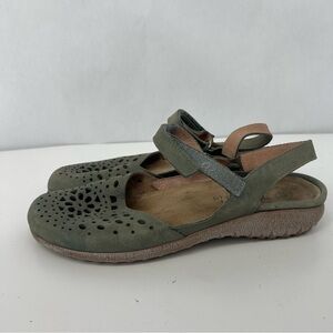 Naot Women's Green Leather Sandals
